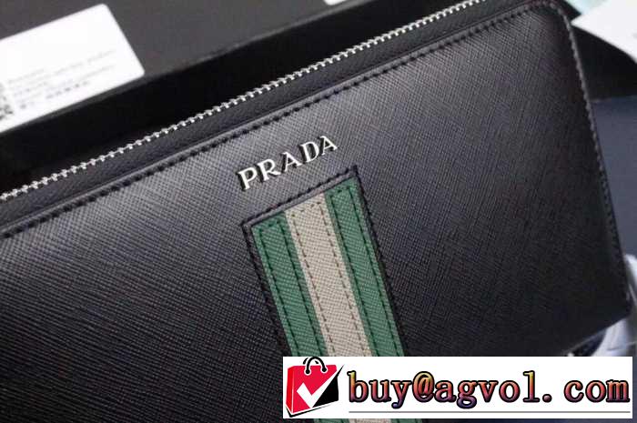 高級感を演出する　秋冬 prada プラダ ビジネスケース 魅力的な財布 2色可選