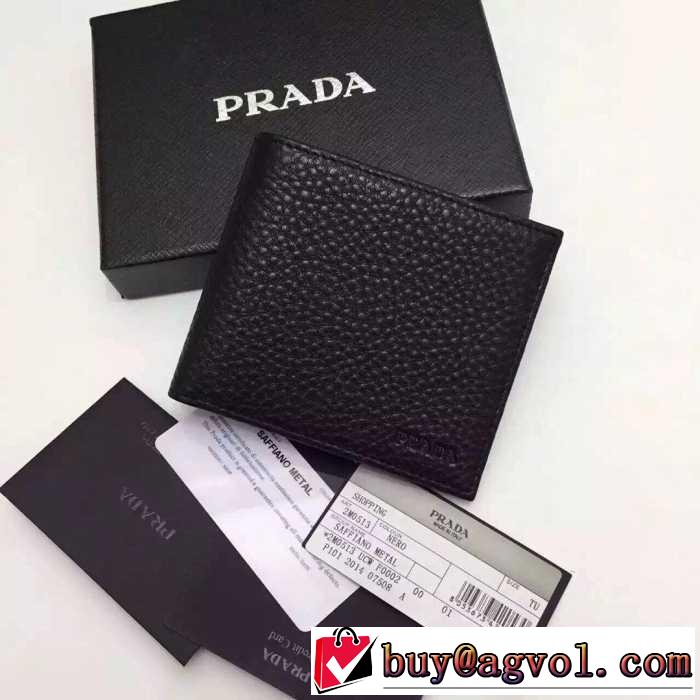 収納力抜群のアイテム 秋冬 prada プラダ 上質な 短財布