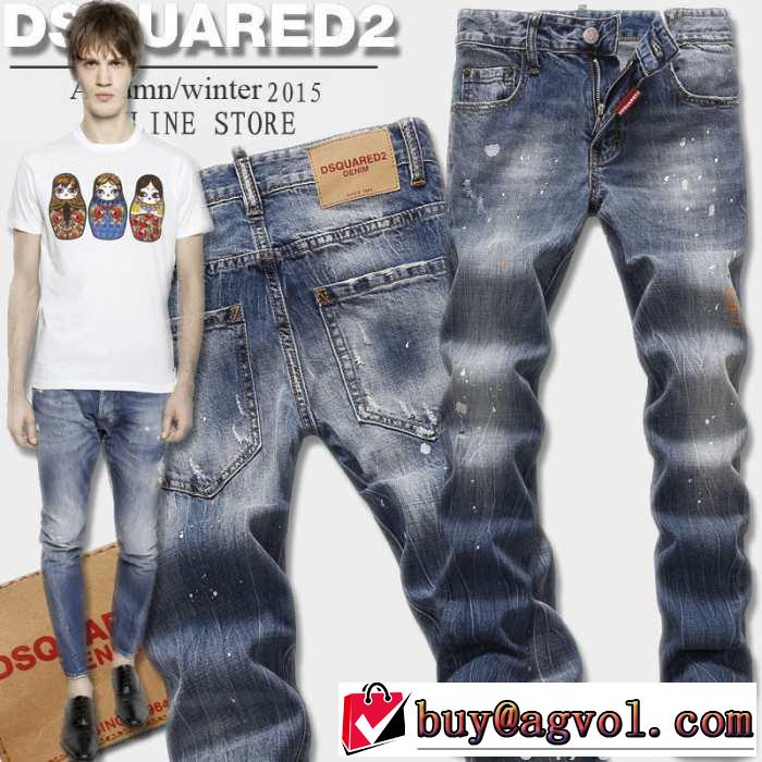 特殊な加工を施し 2015 DSQUARED2 ディースクエアード ジーンズ