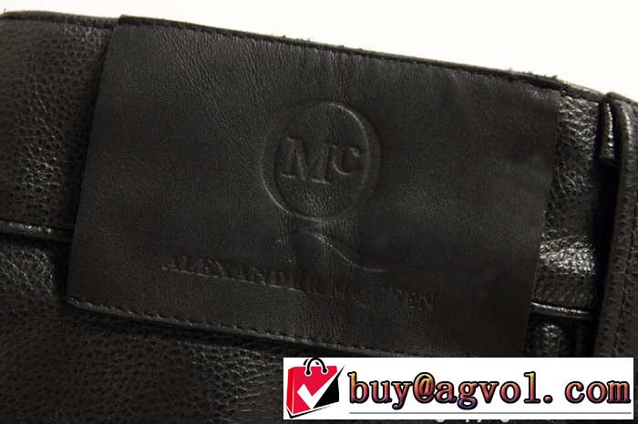 値下げる 2015 alexander mcqueen アレキサンダー マックイーン　快適 レザーパンツ