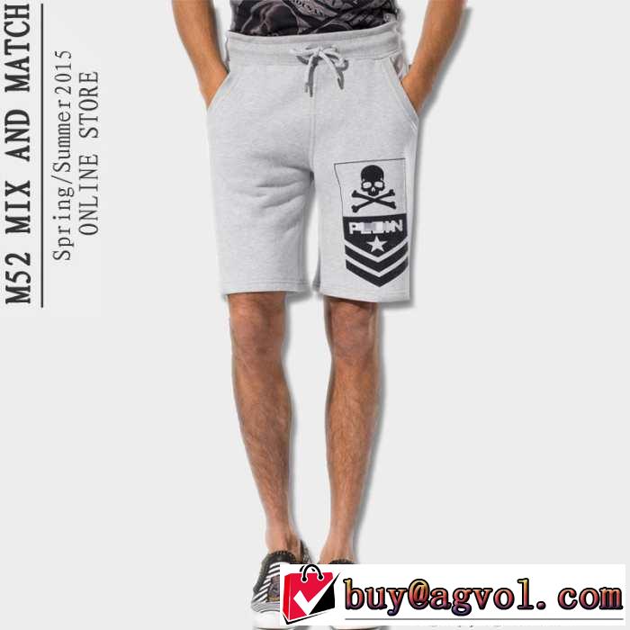 魅力　 2015 PHILIPP PLEIN フィリッププレイン 快適ショートパンツ 4色可選