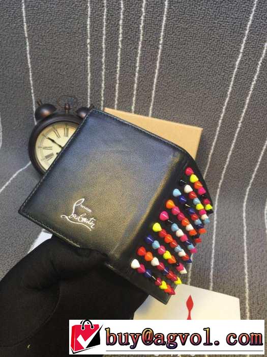 人気販売　2015 Christian Louboutinクリスチャンルブタン 抜群財布 クリップウォレット