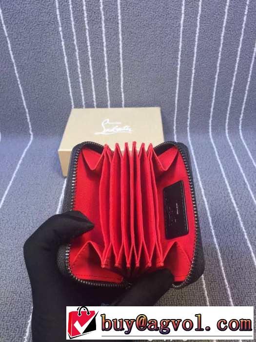 お買い得 2015 Christian Louboutinクリスチャンルブタン 収納力も抜群　財布 ファスナー　カードケース 多色可選択