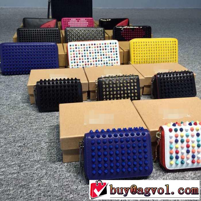 上品上質な 2015 Christian Louboutinクリスチャンルブタン 人気販売　財布 ファスナー　カードケース 多色選択