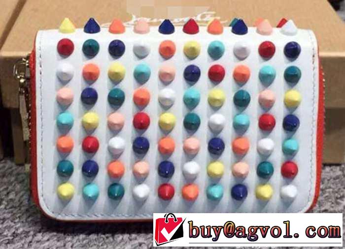 上品上質な 2015 Christian Louboutinクリスチャンルブタン 人気販売　財布 ファスナー　カードケース 多色選択