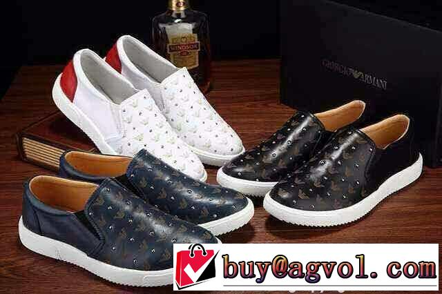 今季セール　2015 ARMANI アルマーニ 大活躍　カジュアルシューズ 3色可選