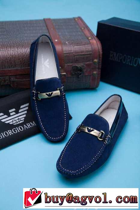 完売品　2015 ARMANI アルマーニ 履き心地抜群 カジュアルシューズ
