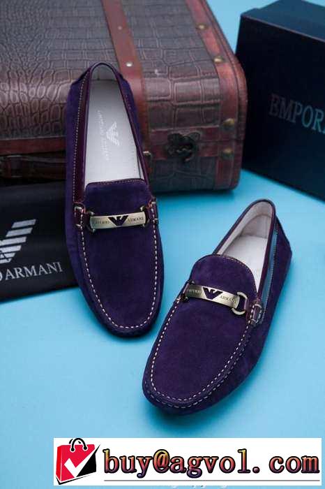 華やかな雰囲気　 2015 ARMANI アルマーニ 軽量で疲れにくい カジュアルシューズ