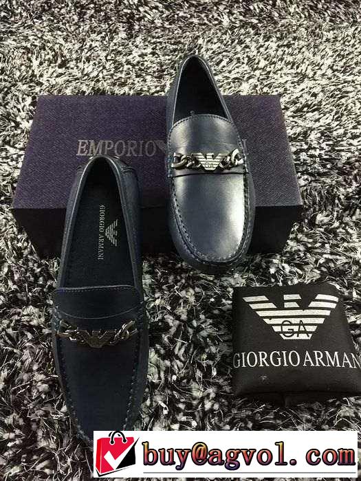 値下げる 2015 ARMANI アルマーニ 存在感があるカジュアルシューズ 革靴 2色可選