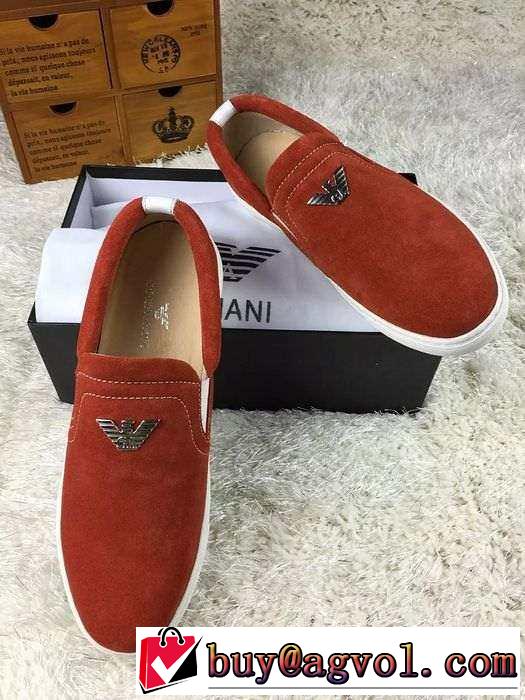 お買い得2015 ARMANI アルマーニ カジュアルシューズ 紐なし 軽量で疲れにくい