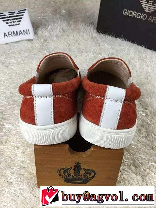 お買い得2015 ARMANI アルマーニ カジュアルシューズ 紐なし 軽量で疲れにくい