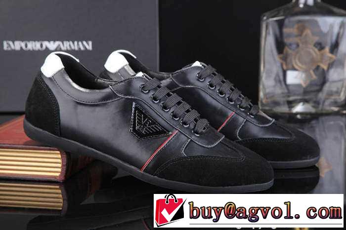 目を引くデザイン　 2015 ARMANI アルマーニ スニーカー 汚れしにくい 2色可選