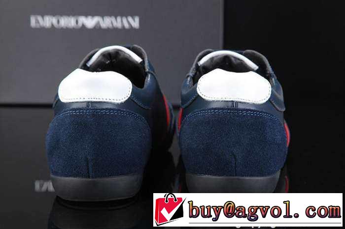 目を引くデザイン　 2015 ARMANI アルマーニ スニーカー 汚れしにくい 2色可選