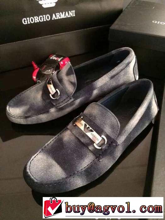 お洒落　 2015 ARMANI アルマーニ 耐久性にも優れ　カジュアルシューズ 