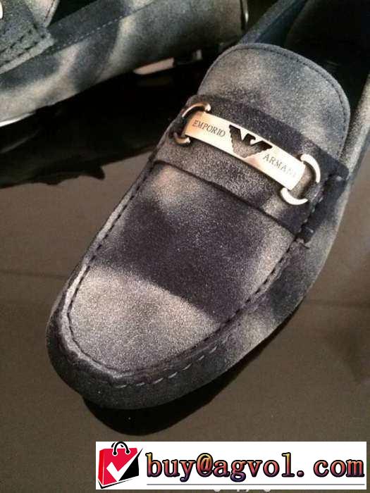 お洒落　 2015 ARMANI アルマーニ 耐久性にも優れ　カジュアルシューズ 