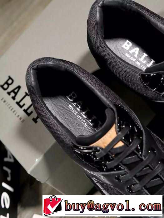 カジュアルすぎず　 2015秋冬 BALLY バリー 疲れにくいランニングシューズ 2色可選