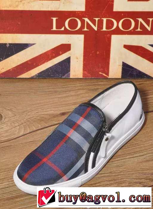 人気を誇る美品！2015 BURBERRY バーバリー カジュアルシューズ 耐摩耗性に優れた