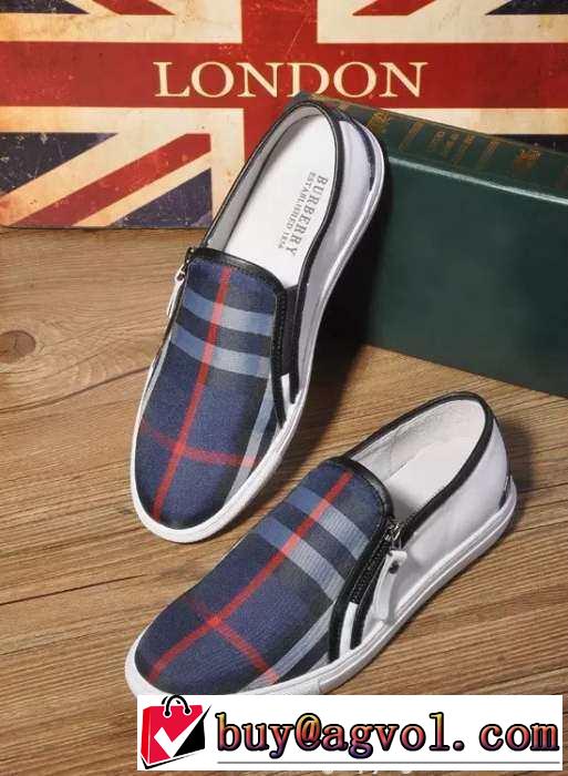 人気を誇る美品！2015 BURBERRY バーバリー カジュアルシューズ 耐摩耗性に優れた