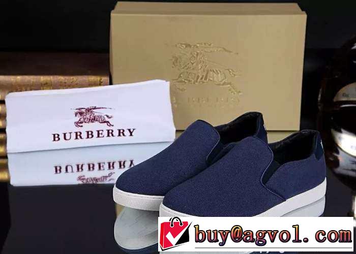 最高のプレゼントに 2015 BURBERRY バーバリー  スリップオン カジュアルシューズ　品質の良さ