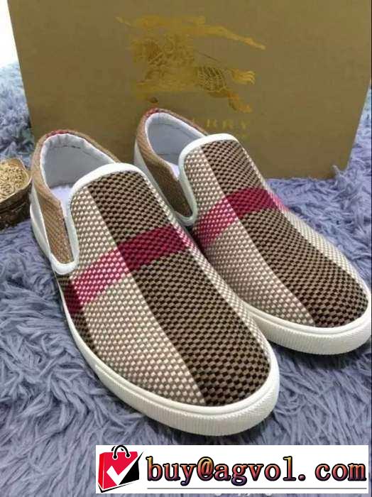 重宝するアイテム　2015 BURBERRY バーバリー カジュアルシューズ 　防臭加工