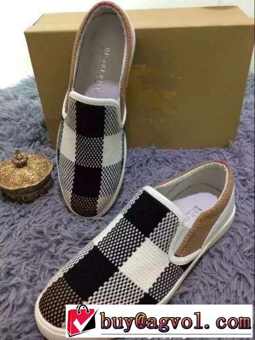 重宝するアイテム　2015 BURBERRY バーバリー カジュアルシューズ 　防臭加工