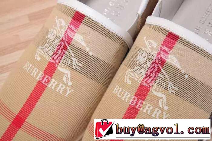 完売品　 2015 BURBERRY バーバリー カジュアルシューズ　欧米風が濃い