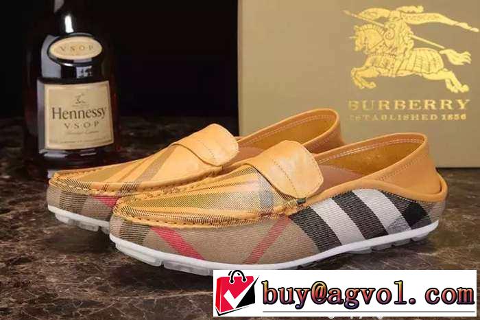 最旬アイテム　2015 BURBERRY バーバリー カジュアルシューズ 柔らかい質感