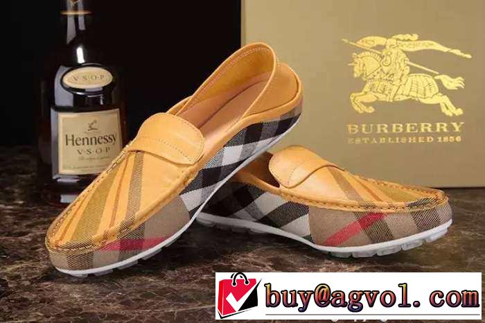 最旬アイテム　2015 BURBERRY バーバリー カジュアルシューズ 柔らかい質感