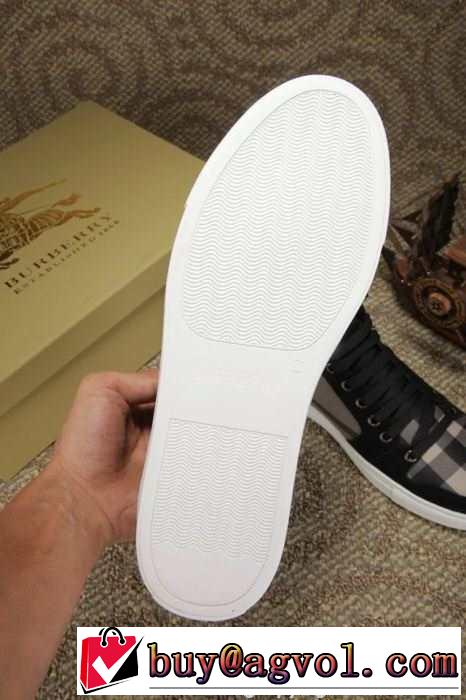 お買い得 2015秋冬 BURBERRY バーバリー 値下げる商品　ハイトップシューズ 2色可選