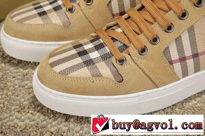 お買い得 2015秋冬 BURBERRY バーバリー 値下げる商品　ハイトップシューズ 2色可選