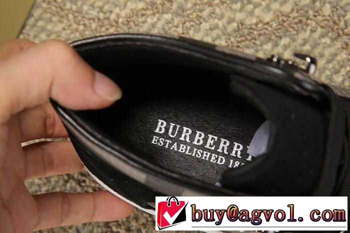 お買い得 2015秋冬 BURBERRY バーバリー 値下げる商品　ハイトップシューズ 2色可選