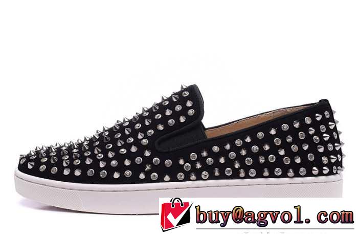 値下げる　2015 Christian Louboutinクリスチャンルブタン 抜群の存在感　フラットシューズ