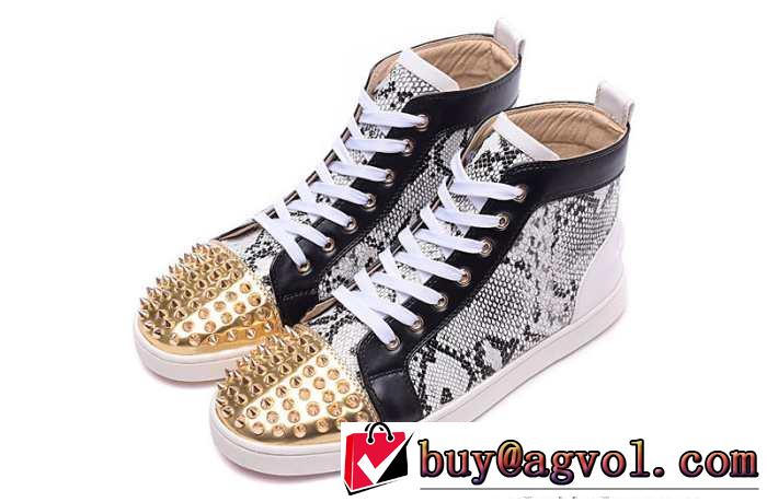 新作 2015 Christian Louboutinクリスチャンルブタン美脚効果 ハイトップシューズ