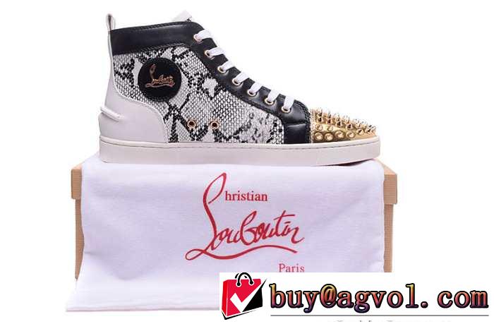 新作 2015 Christian Louboutinクリスチャンルブタン美脚効果 ハイトップシューズ