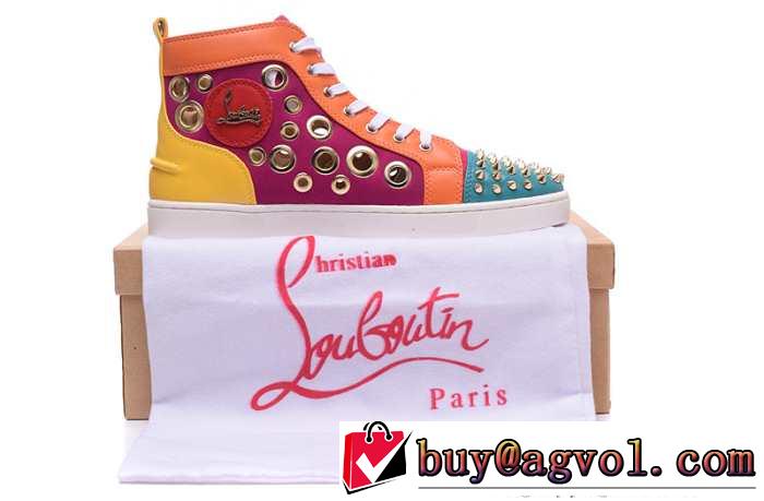 エレガンスな雰囲気　2015 Christian Louboutinクリスチャンルブタン 抜群　ハイトップシューズ