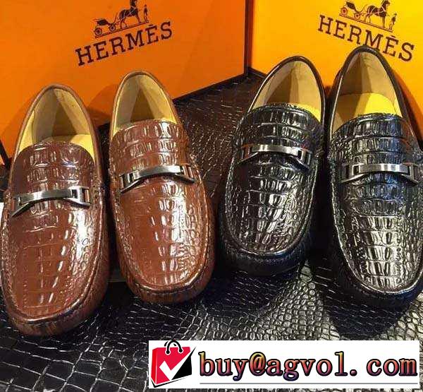 ファッションなデザイン 2015 HERMES エルメス 上質　カジュアルシューズ 2色可選