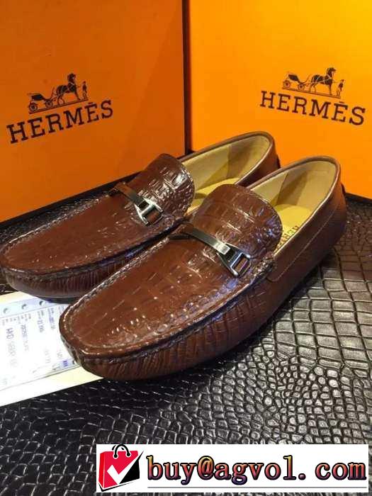 ファッションなデザイン 2015 HERMES エルメス 上質　カジュアルシューズ 2色可選