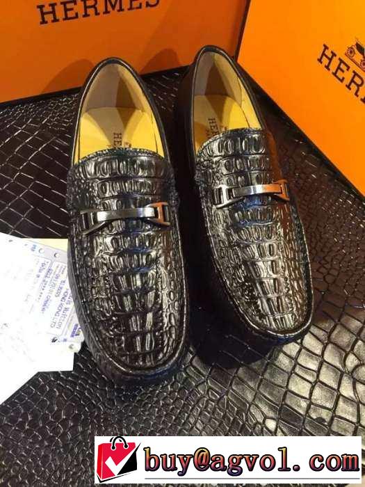 ファッションなデザイン 2015 HERMES エルメス 上質　カジュアルシューズ 2色可選