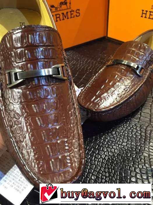 ファッションなデザイン 2015 HERMES エルメス 上質　カジュアルシューズ 2色可選