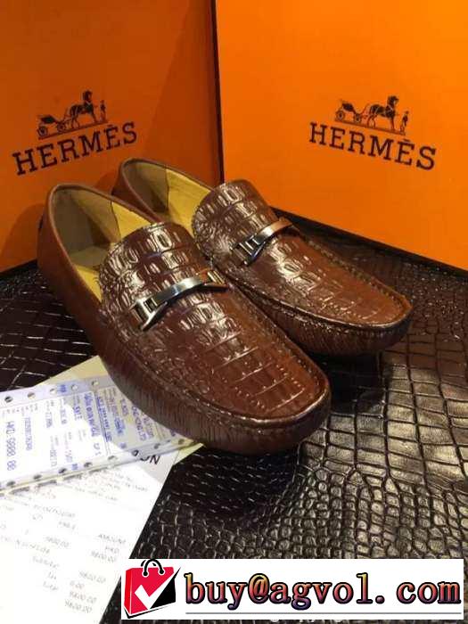 ファッションなデザイン 2015 HERMES エルメス 上質　カジュアルシューズ 2色可選