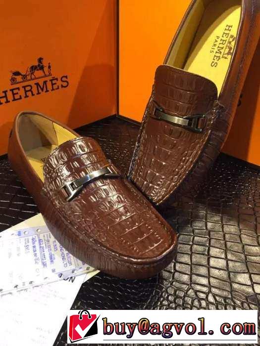 ファッションなデザイン 2015 HERMES エルメス 上質　カジュアルシューズ 2色可選
