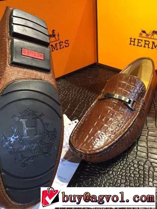 ファッションなデザイン 2015 HERMES エルメス 上質　カジュアルシューズ 2色可選