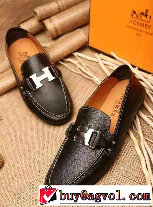 今季セール　 2015 HERMES エルメス 重宝する ビジネスシューズ 3色可選