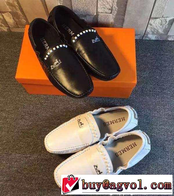注目 2015 HERMES エルメス 美品　カジュアルシューズ 2色可選