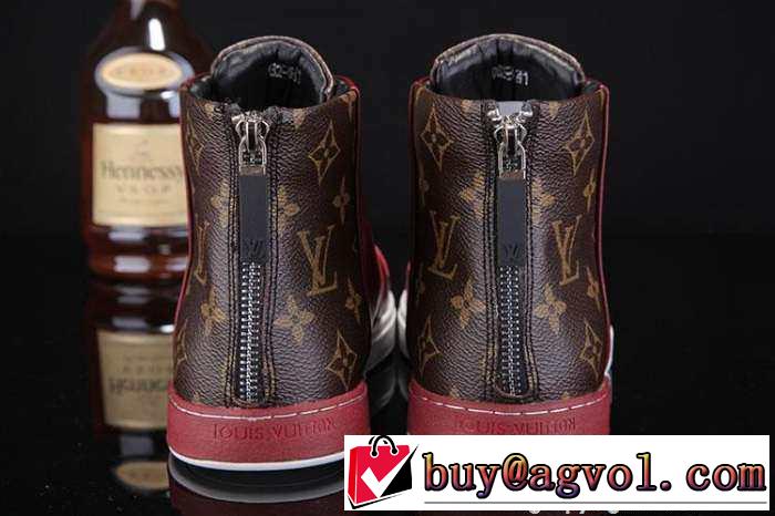完売　 2015 LOUIS VUITTON ルイ ヴィトン 上品さと高級感を漂わせ　ハイカットスニーカー 3色可選