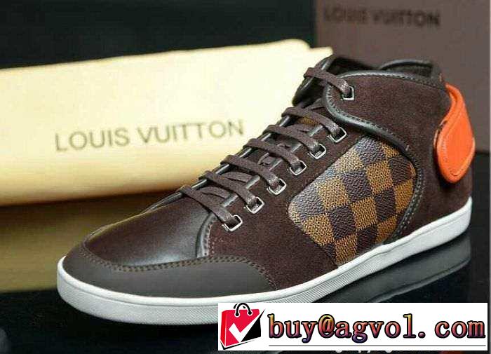 プレゼントに　2015 LOUIS VUITTON ルイ ヴィトン 値下げ　ハイカットスニーカー 2色可選