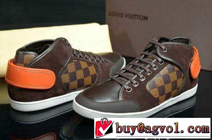 プレゼントに　2015 LOUIS VUITTON ルイ ヴィトン 値下げ　ハイカットスニーカー 2色可選