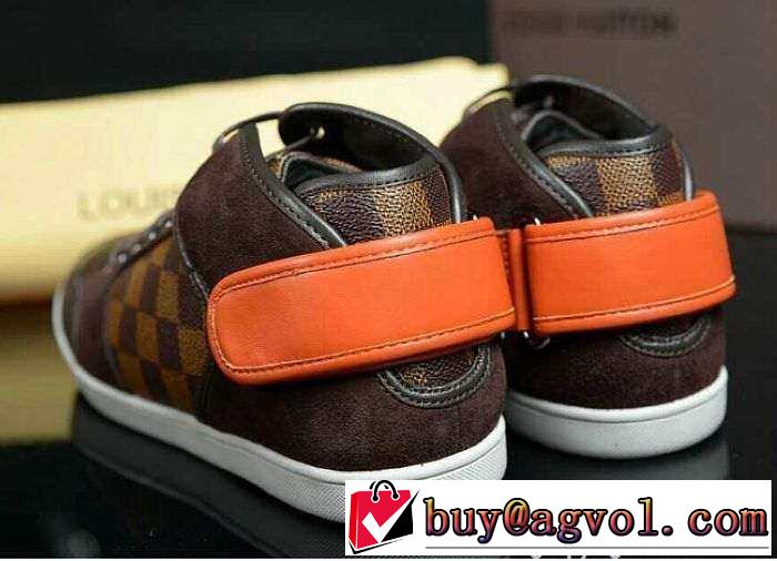 プレゼントに　2015 LOUIS VUITTON ルイ ヴィトン 値下げ　ハイカットスニーカー 2色可選