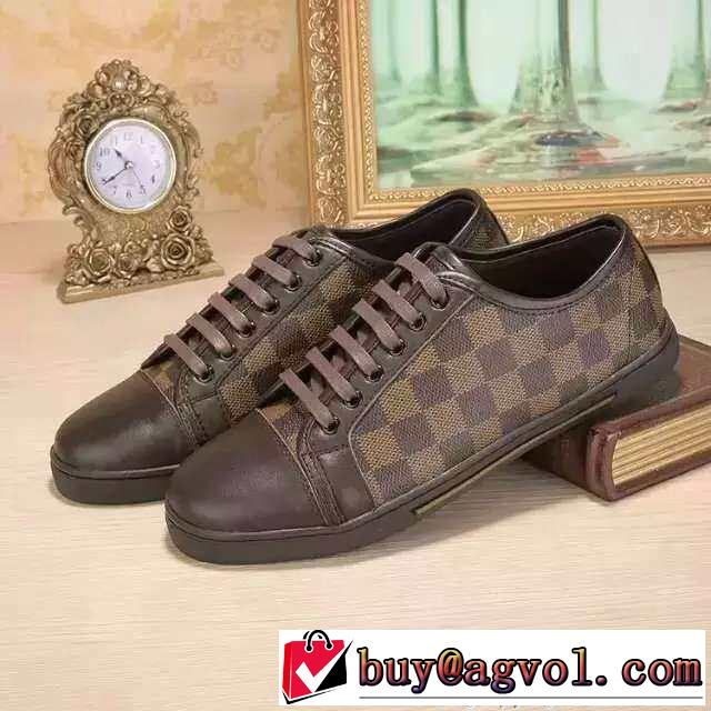 上品上質　2015 LOUIS VUITTON ルイ ヴィトン 爆款　ランニングシューズ 2色可選