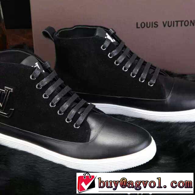大人気 2015 LOUIS VUITTON ルイ ヴィトン 快適なハイカットスニーカー 2色可選 